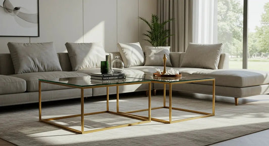 Chic and Sleek: Glass Coffee Tables Kenyas Upscale Hospitality Must-Haves - Enkaji Households