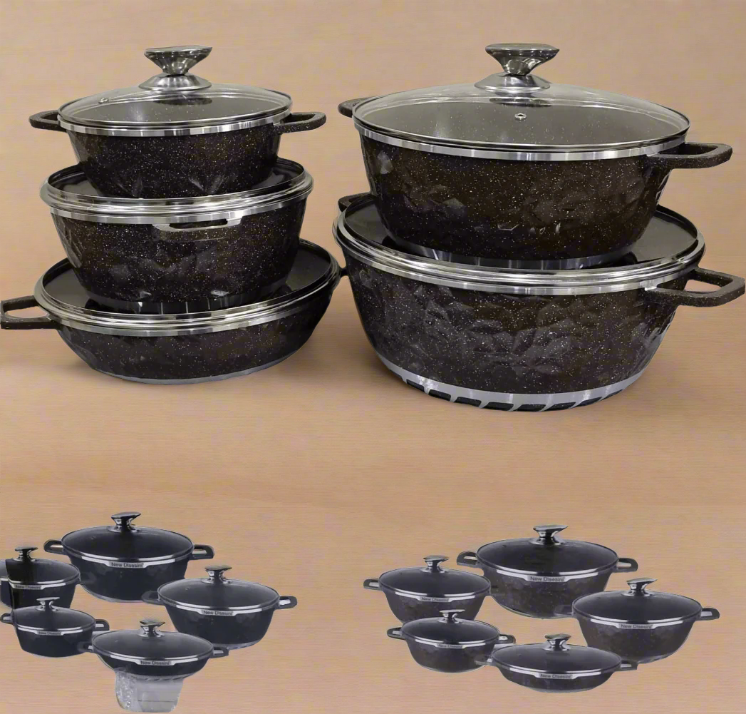 10pcs Granite cooking set - Enkaji Households