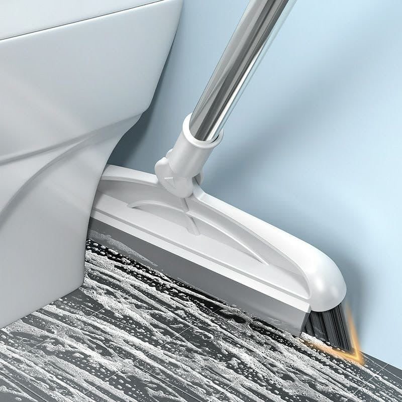 2 In 1 Bathroom/Kitchen Floor Scrub Brush Scrape Squeegee - Enkaji Households