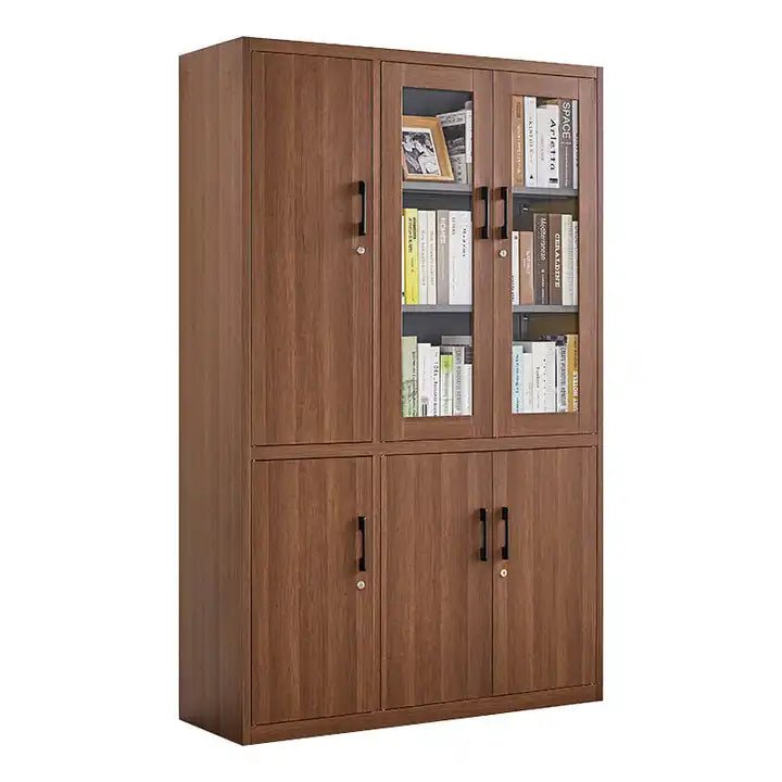 3 - Door Wooden Storage Cabinet - Enkaji Households