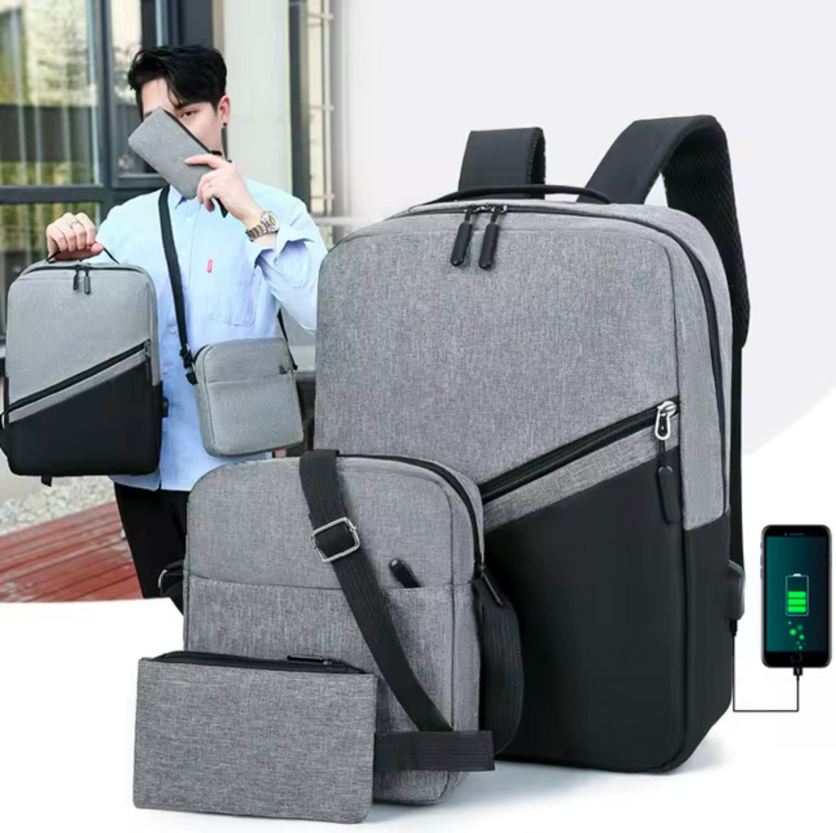 3 - in - 1 Backpack Set - Enkaji Households