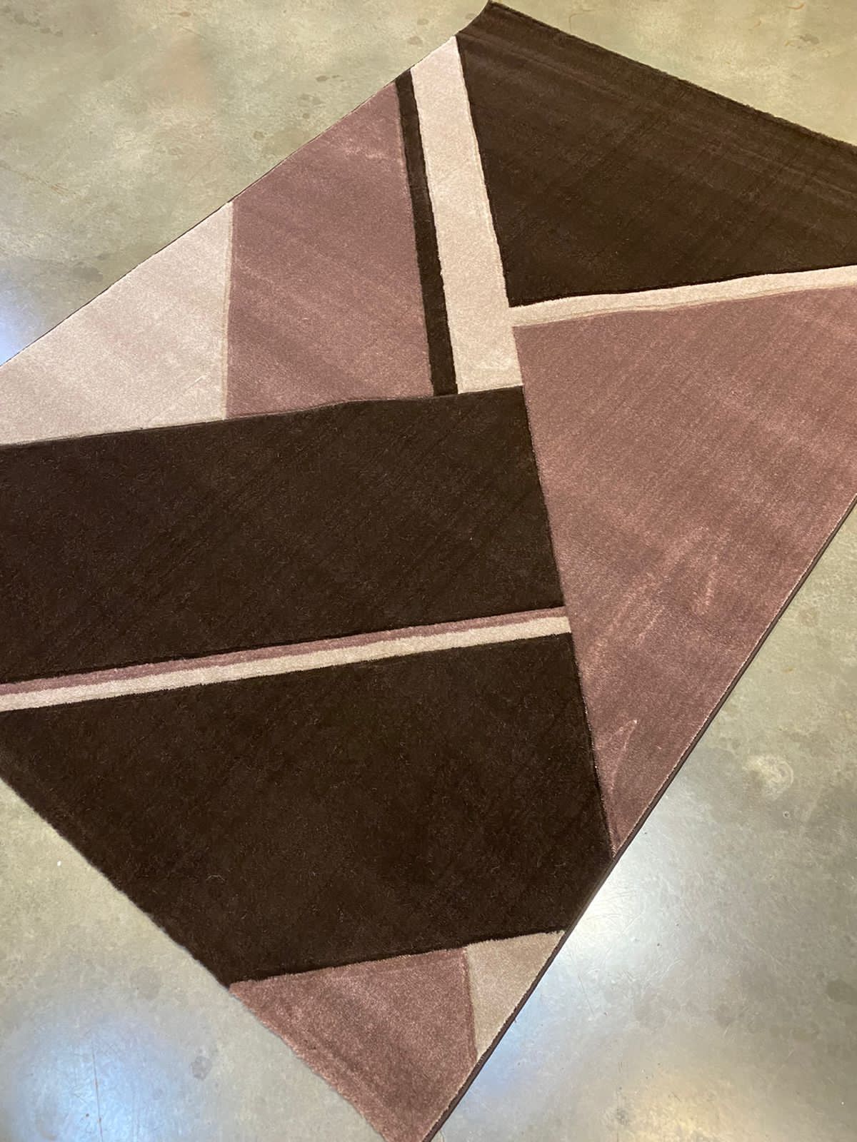 5x8 Modern Carpet Rug – Geometric & Swirl Pattern - Enkaji Households