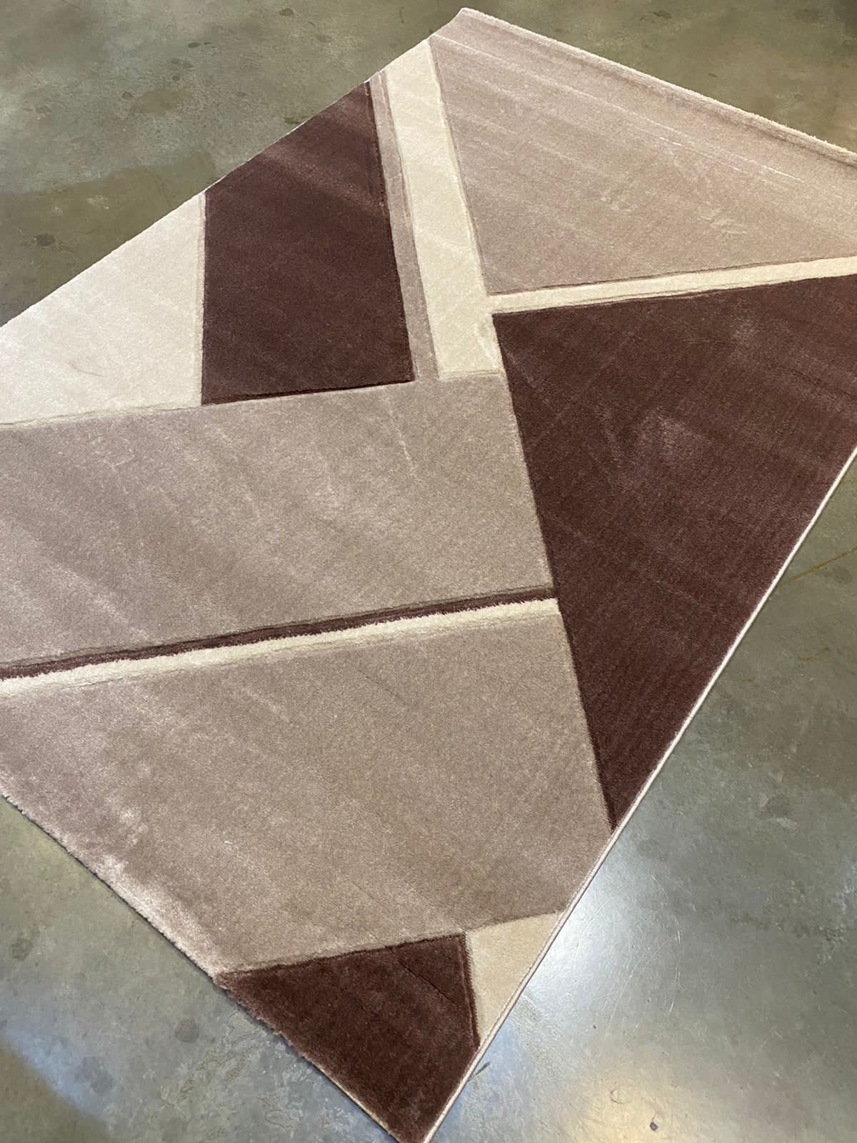 5x8 Modern Carpet Rug – Geometric & Swirl Pattern - Enkaji Households