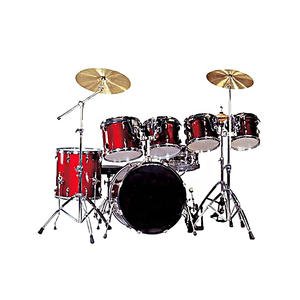 7 - Piece Acoustic Drum Set – Full Size with Cymbals & Hardware - Enkaji Households