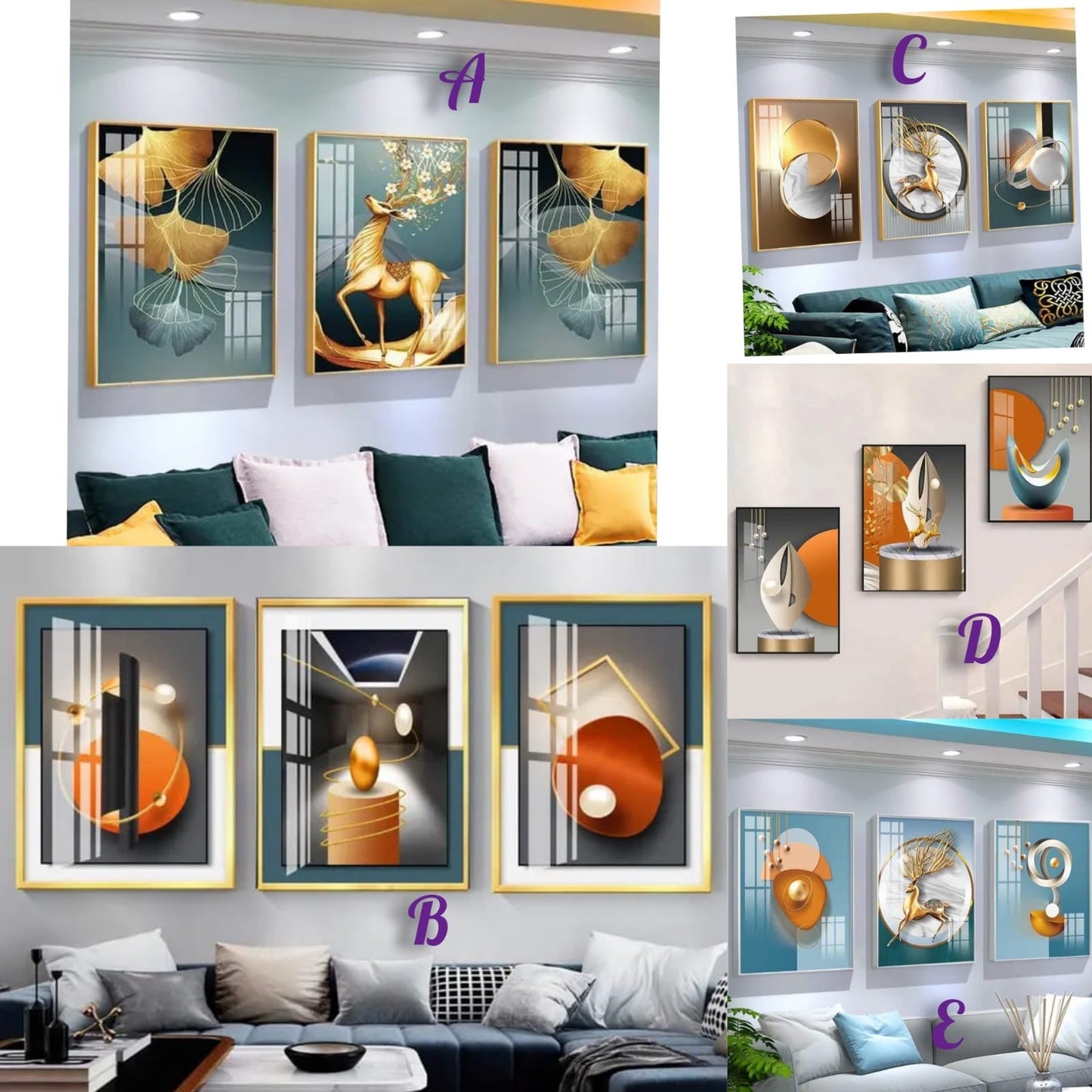 Crystal Porcelain Painting 3PC - Enkaji Households