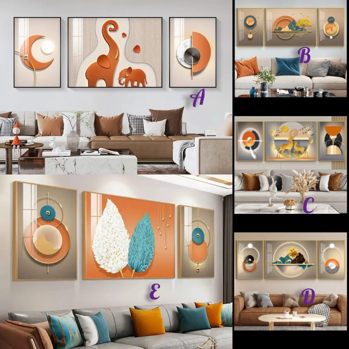 Crystal Porcelain Painting 3PC - Enkaji Households
