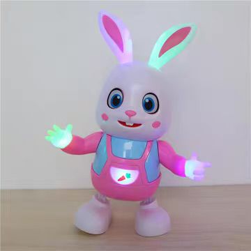 Dancing Bunny Toy with Lights and Music - Enkaji Households