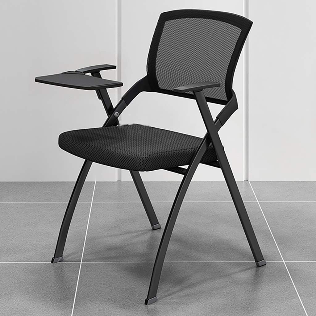 Ergonomic Folding Mesh Chair with Writing Tablet - Enkaji Households