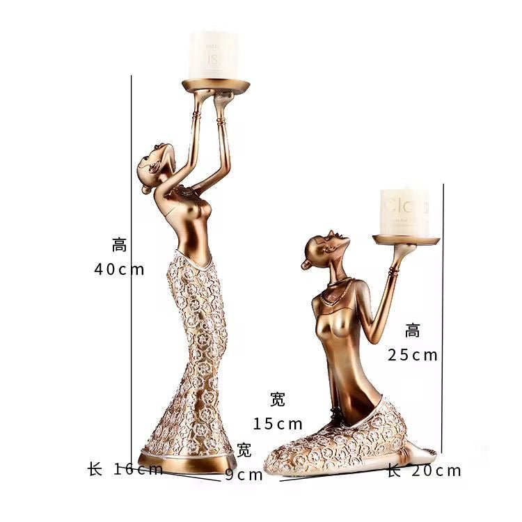 Figurine Candle Holders – Decorative Statues - Enkaji Households