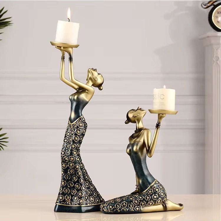 Figurine Candle Holders – Decorative Statues - Enkaji Households