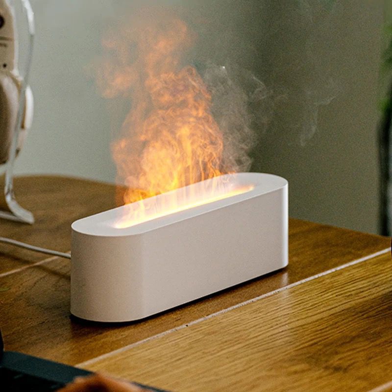 Flame Aromatherapy Diffuser Quiet USB Air Humidifier - Enkaji Households