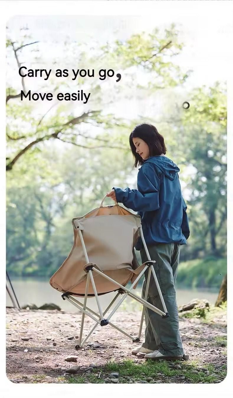 Folding camping Moon Chair - Enkaji Households