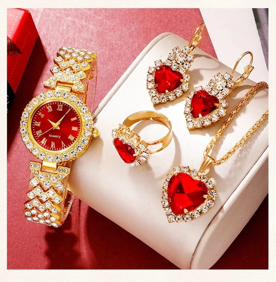 Golden Luxury Jewelry Set - Enkaji Households