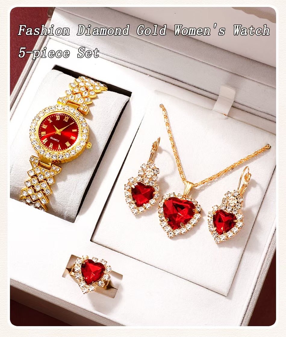 Golden Luxury Jewelry Set - Enkaji Households