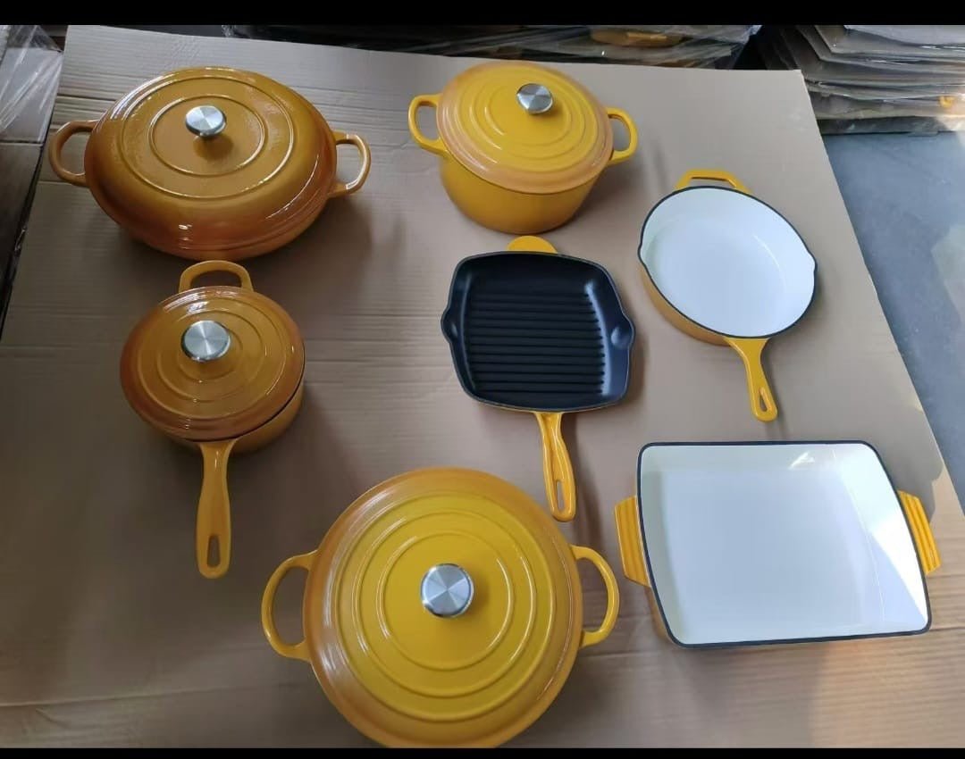 Heavy - Duty Cast Iron Cookware Set - Enkaji Households