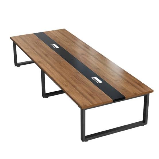 Industrial Modern Meeting Table - Enkaji Households