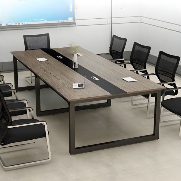 Industrial Modern Meeting Table - Enkaji Households