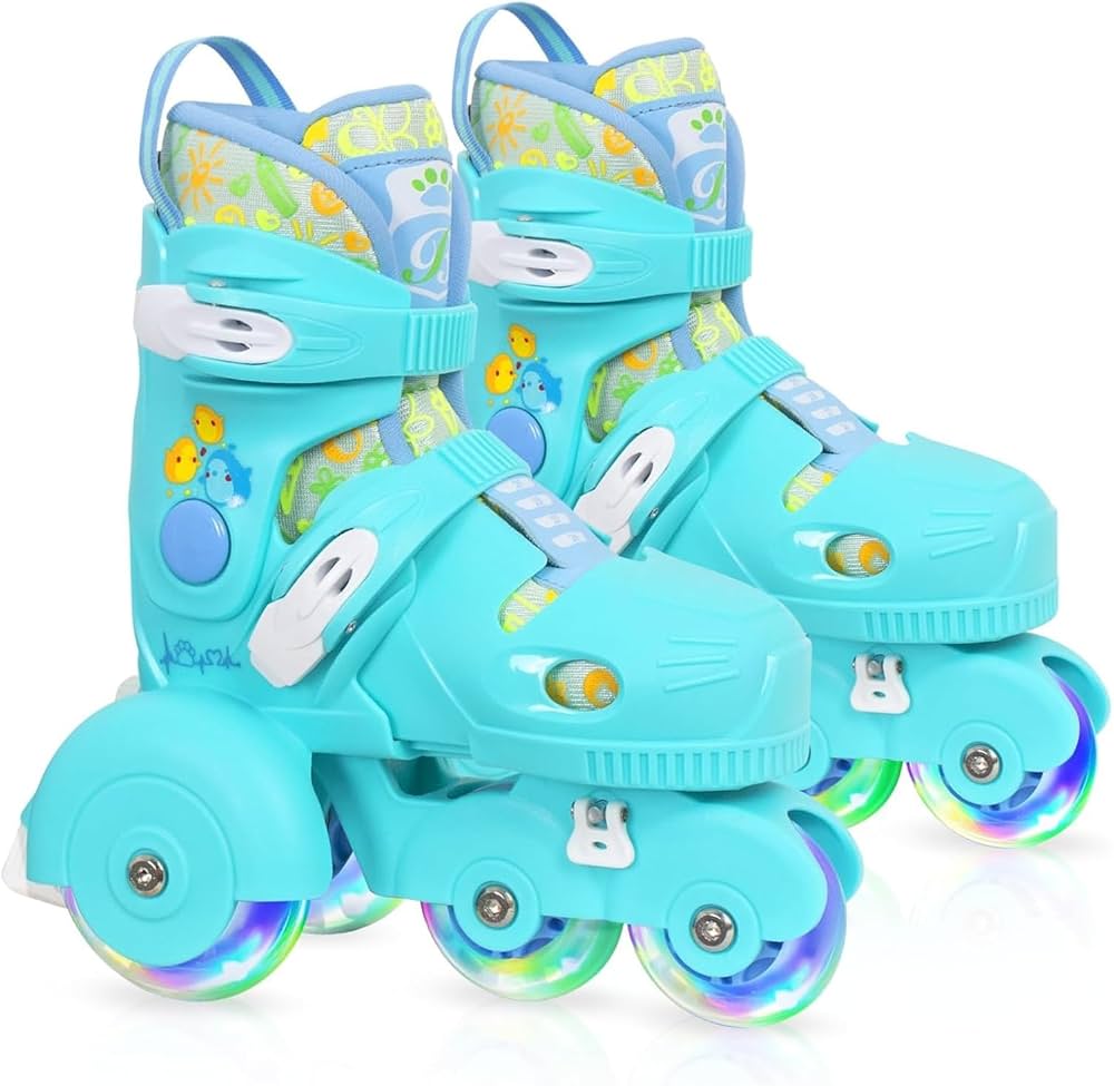 Kid’s Skate Shoes (4 Wheels) with Trainer Set - Enkaji Households