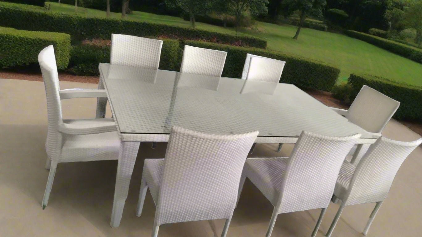 Luxurious 8 - Seater Outdoor Dining Set - Enkaji Households