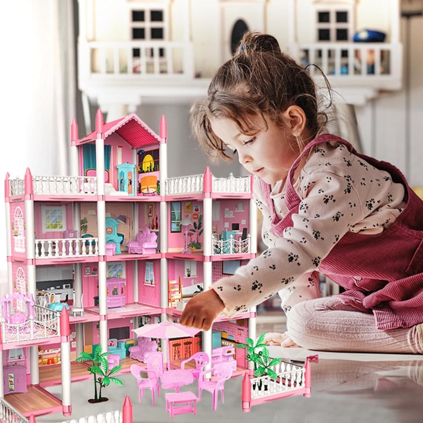 Luxury Big Doll House – A Dream Playset for Kids - Enkaji Households