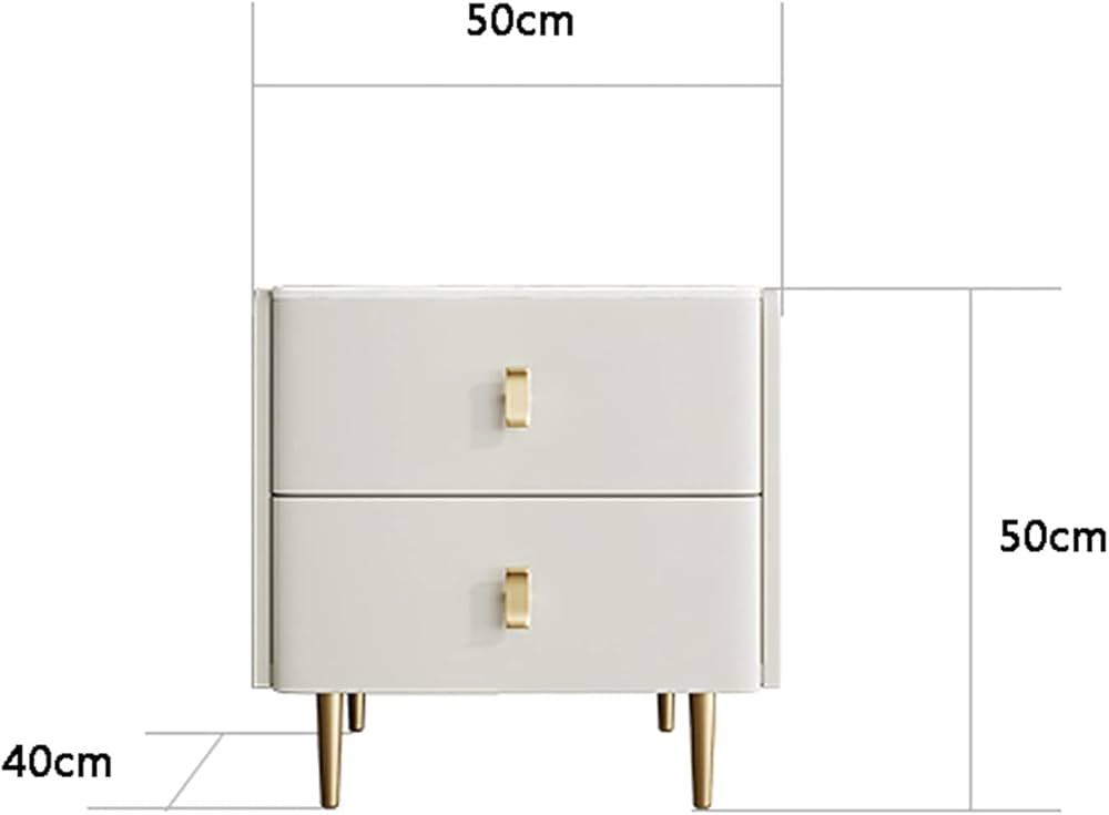 Luxury Two - Drawer Nightstand - Enkaji Households