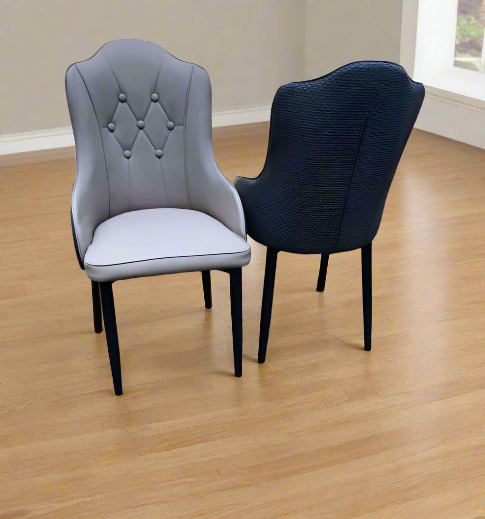 Modern Button - Tufted Dining Chair - Enkaji Households