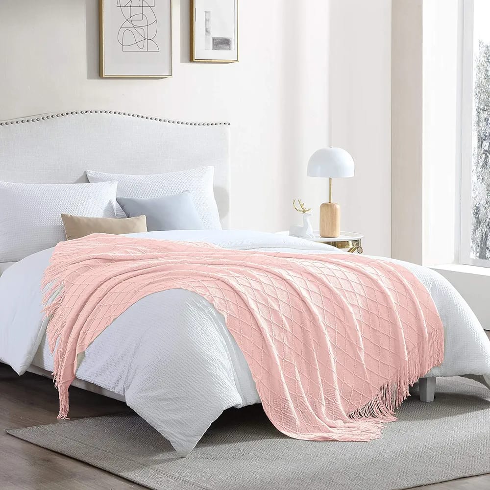 throw blankets with tassel(Kw01) - Enkaji Households