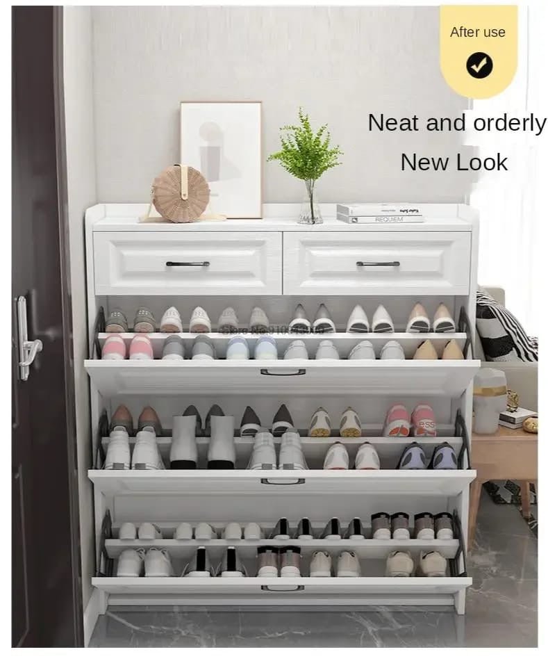 Tipping Bucket Flip Shoe Rack - Enkaji Households
