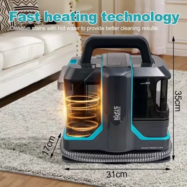 Wet and Dry Vacuum Cleaner – Handheld Fabric & Carpet Cleaner - Enkaji Households