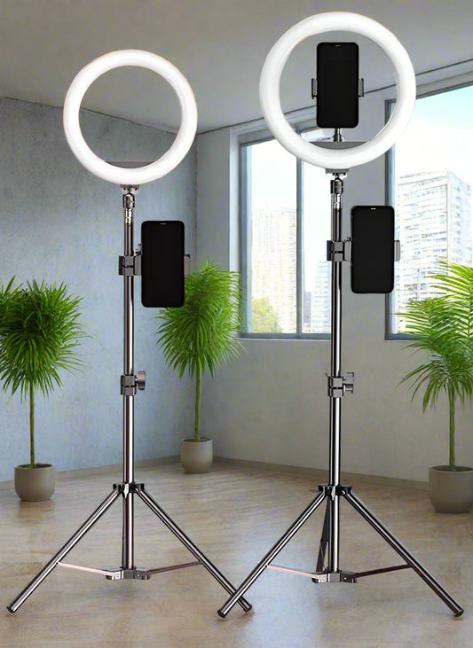 12” Ring Light with Tripod Stand - Enkaji Households
