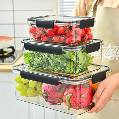 3 - Piece Acrylic Food Storage Containers - Enkaji Households