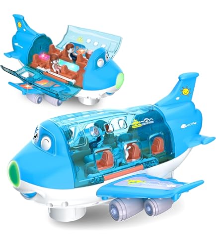 360° Rotating Electric Airplane Toy - Enkaji Households