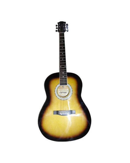 39 - Inch Acoustic Guitar – Classic Sunburst Wood Finish - Enkaji Households