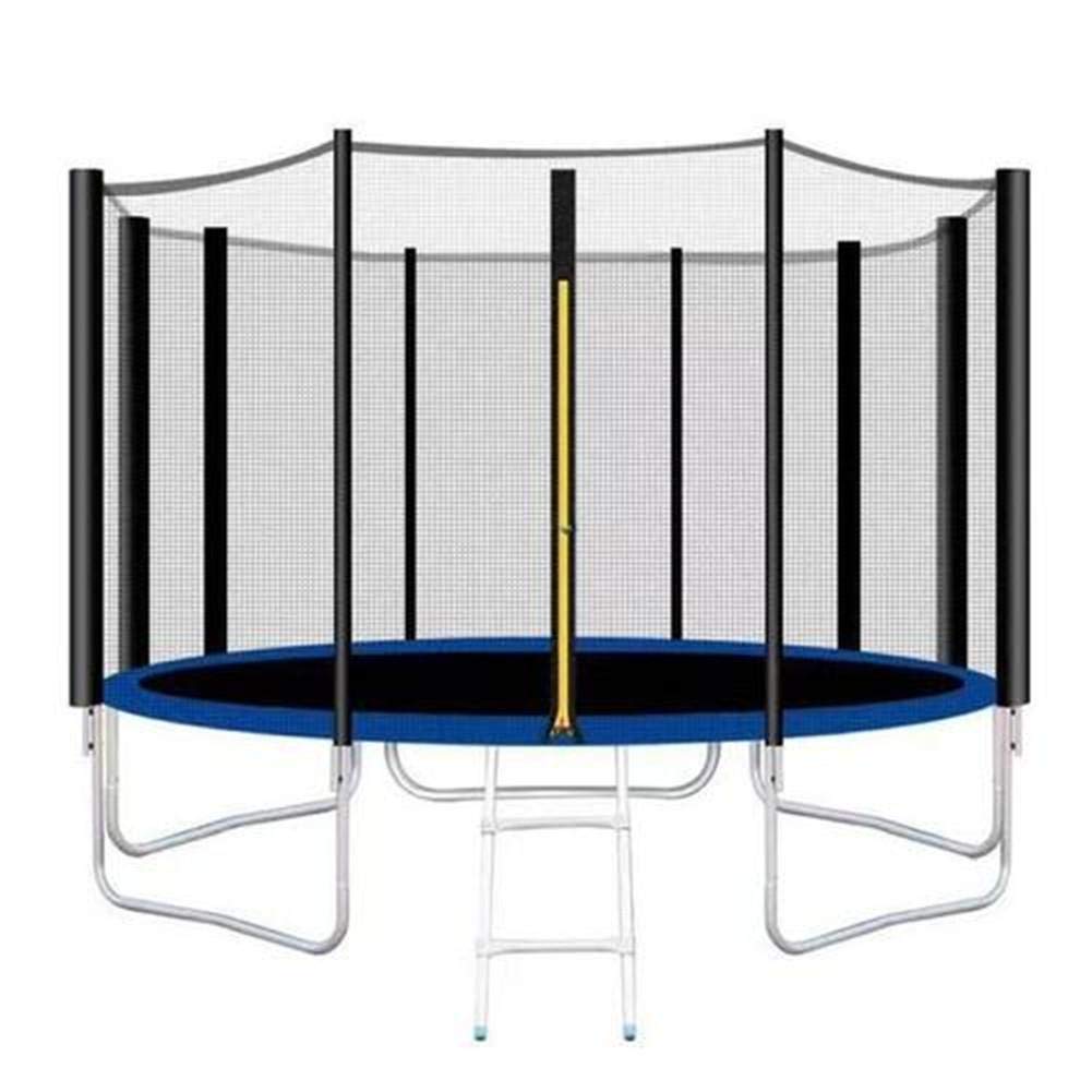 8 - Foot Trampoline with Safety Net – Outdoor Fun & Fitness for Kids and Adults - Enkaji Households