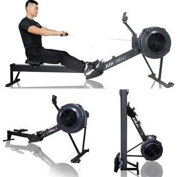 Air Resistance Rowing Machine – Full - Body Workout &amp; Smooth Performance - Enkaji Households