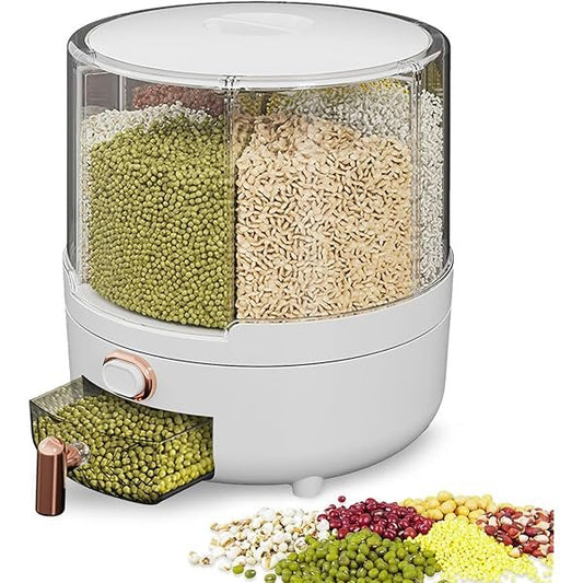 Big Size 360° Rotating Cereal Dispenser - Enkaji Households