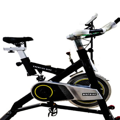 Bolt Exercise Bike – 15kg Flywheel, LCD Display & iPad Holder - Enkaji Households