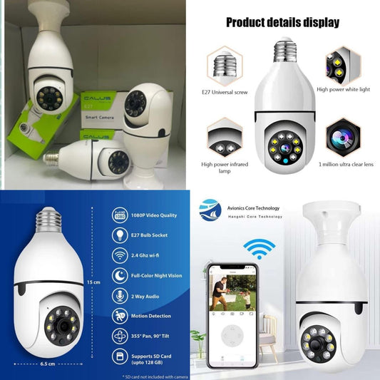 CCTV Camera Bulb / WiFi Bulb - Enkaji Households