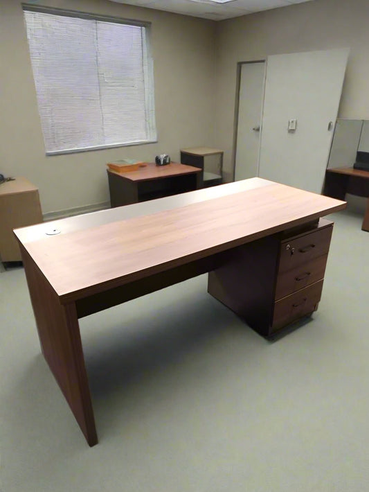 Classic Wooden Office Desk with Drawers(1.6M) - Enkaji Households