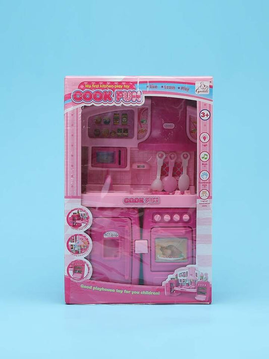 Cook Fun Kids' mini Kitchen Playset – Interactive Cooking Toy for 3+ Years - Enkaji Households