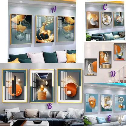Crystal Porcelain Painting 3PC - Enkaji Households
