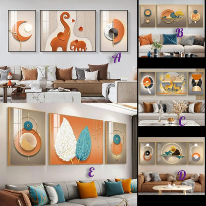 Crystal Porcelain Painting 3PC - Enkaji Households