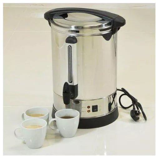 Electric Stainless Steel Hot Water &amp; Tea Urn – 10L, 14L, 30L, 40L Options - Enkaji Households