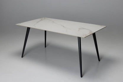 Elegant Marble Top Dining Table - Enkaji Households