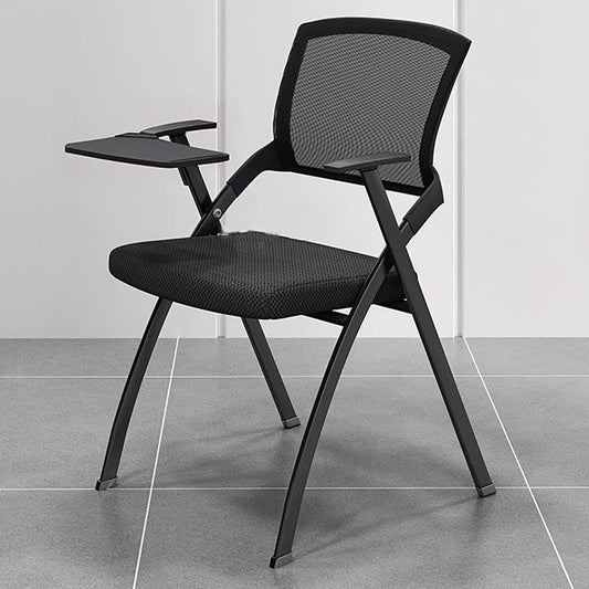 Ergonomic Folding Mesh Chair with Writing Tablet - Enkaji Households