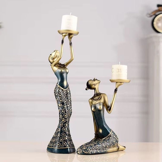 Figurine Candle Holders – Decorative Statues - Enkaji Households