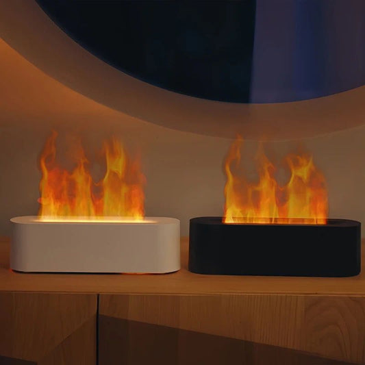 Flame Aromatherapy Diffuser Quiet USB Air Humidifier - Enkaji Households