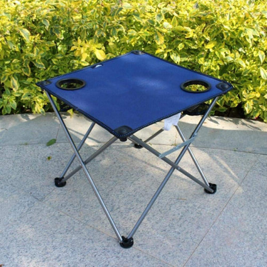 Foldable Outdoor Camping Table – Portable Picnic Table with Cup Holders - Enkaji Households