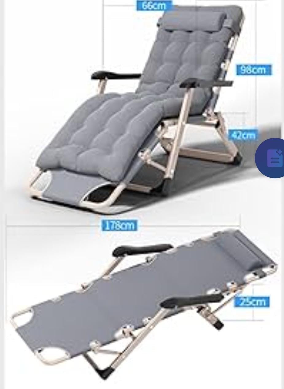Foldable Outdoor Lounge Chair – Zero Gravity Recliner - Enkaji Households