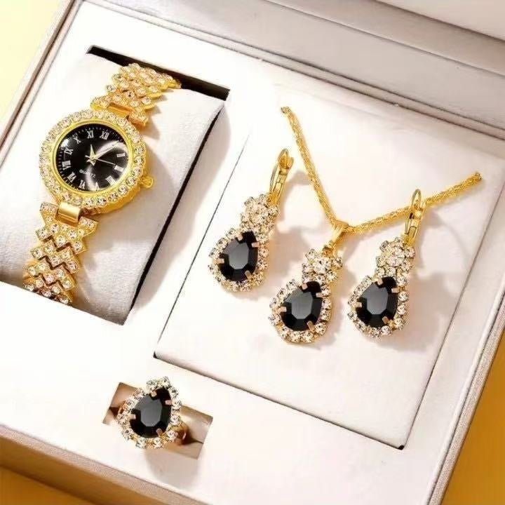 Golden Luxury Jewelry Set - Enkaji Households